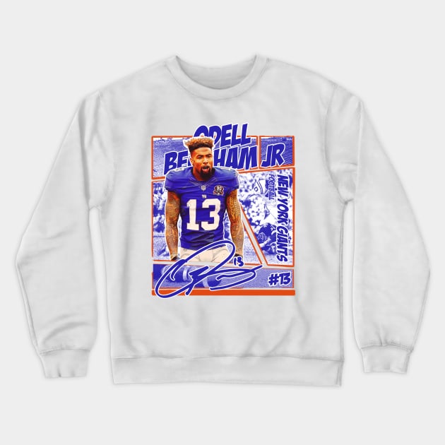 Odell Beckham \\\ Retro Classic Comics Crewneck Sweatshirt by Bootlegheavens